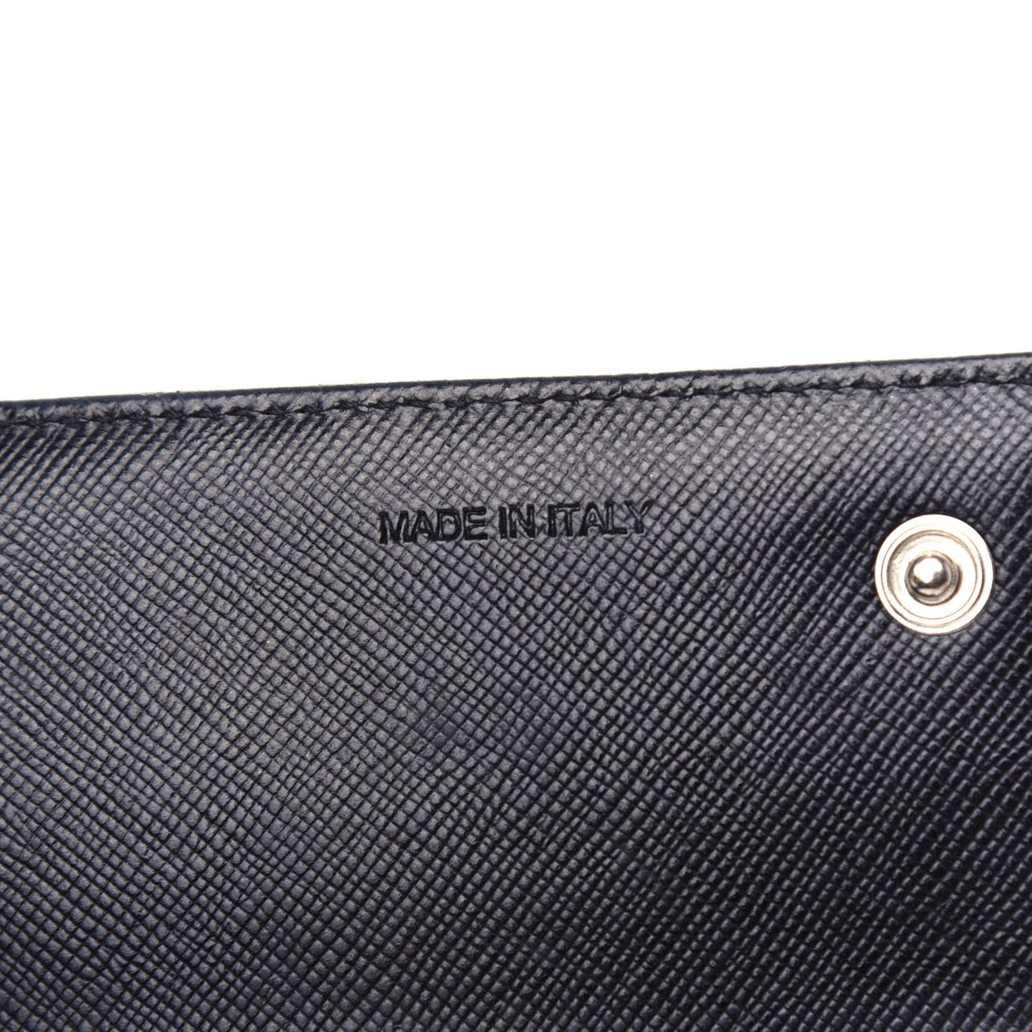 Tessuto Nylon Continental Flap Wallet Black