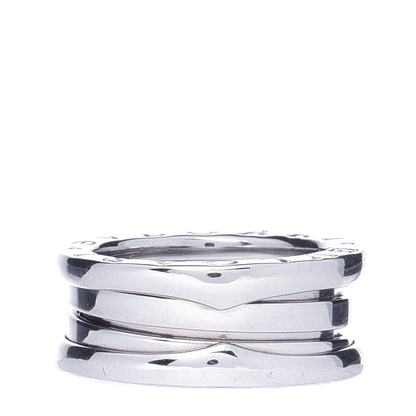 Bulgari 18K White Gold B.Zero1 Three-Band Ring 49 4.75 1 of 5