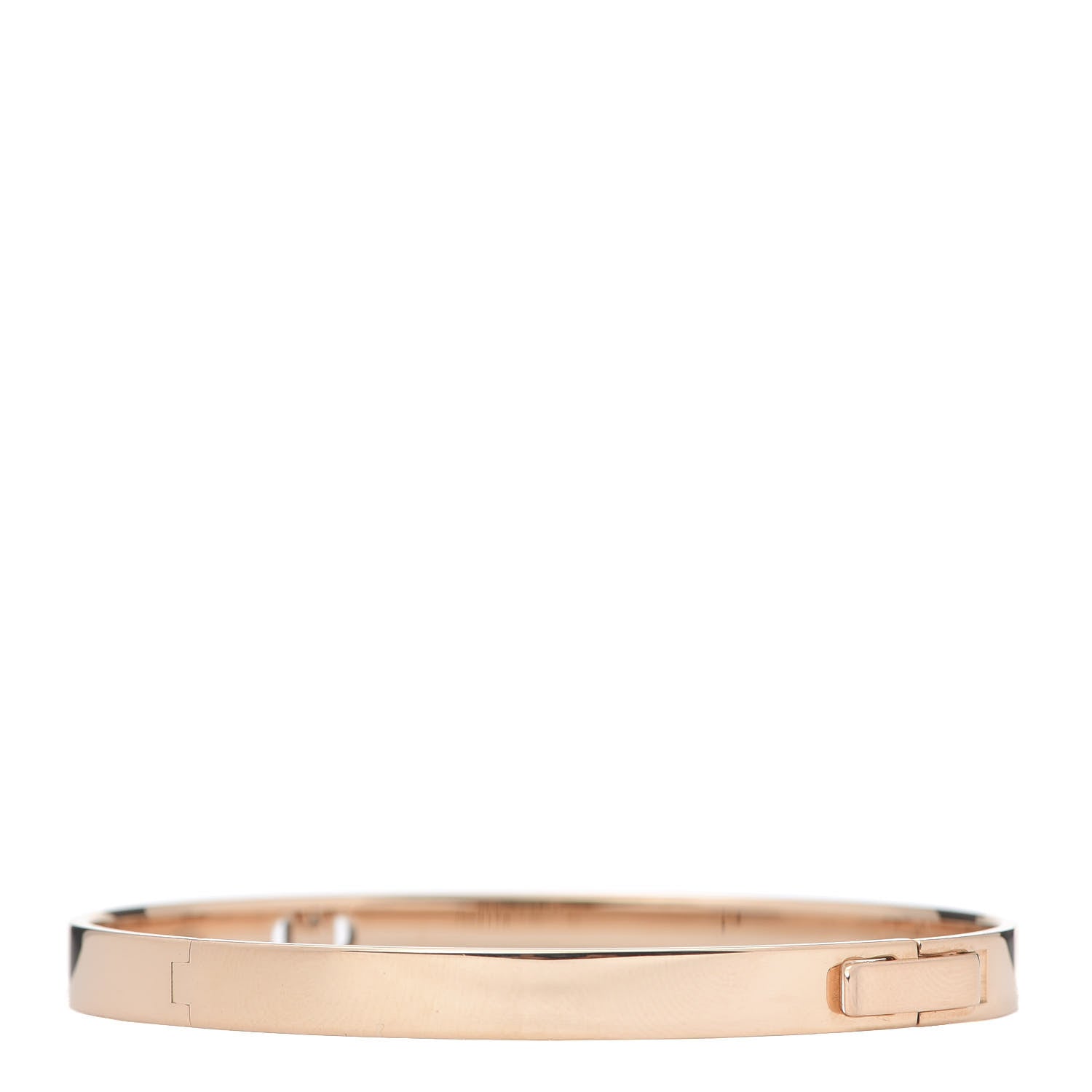 Hermes 18K Rose Gold Diamond PM H D'Ancre Bracelet ST 3 of 6