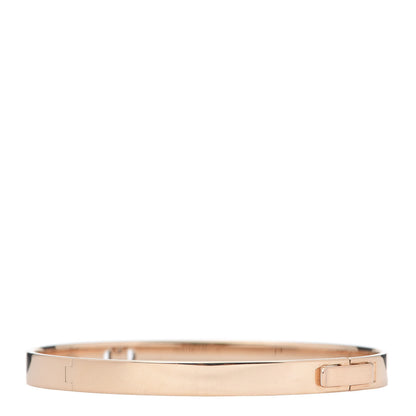 Hermes 18K Rose Gold Diamond PM H D'Ancre Bracelet ST 3 of 6