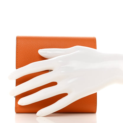 Hermes Epsom Clic 12 Wallet Orange 2 of 10
