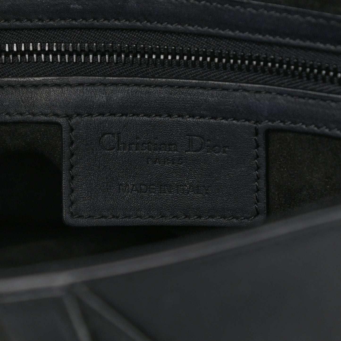 Ultra Matte Calfskin Mini Saddle Bag Black