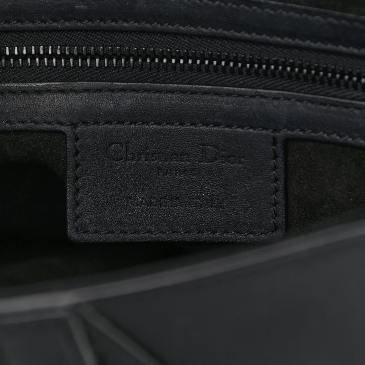 Christian Dior Ultra Matte Calfskin Mini Saddle Bag Black 6 of 13