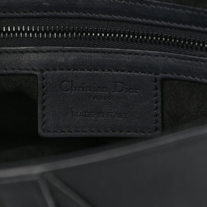Christian Dior Ultra Matte Calfskin Mini Saddle Bag Black 6 of 13