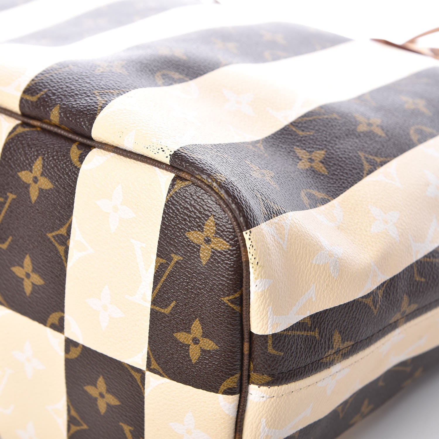 Louis Vuitton Monogram Rayures Neverfull MM 12 of 14