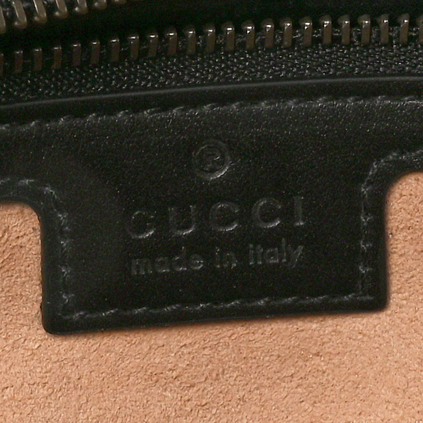 Calfskin Matelasse Small GG Marmont Shoulder Bag Black
