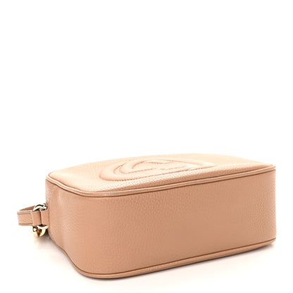Gucci Pebbled Calfskin Small Soho Disco Bag Camelia 4 of 10