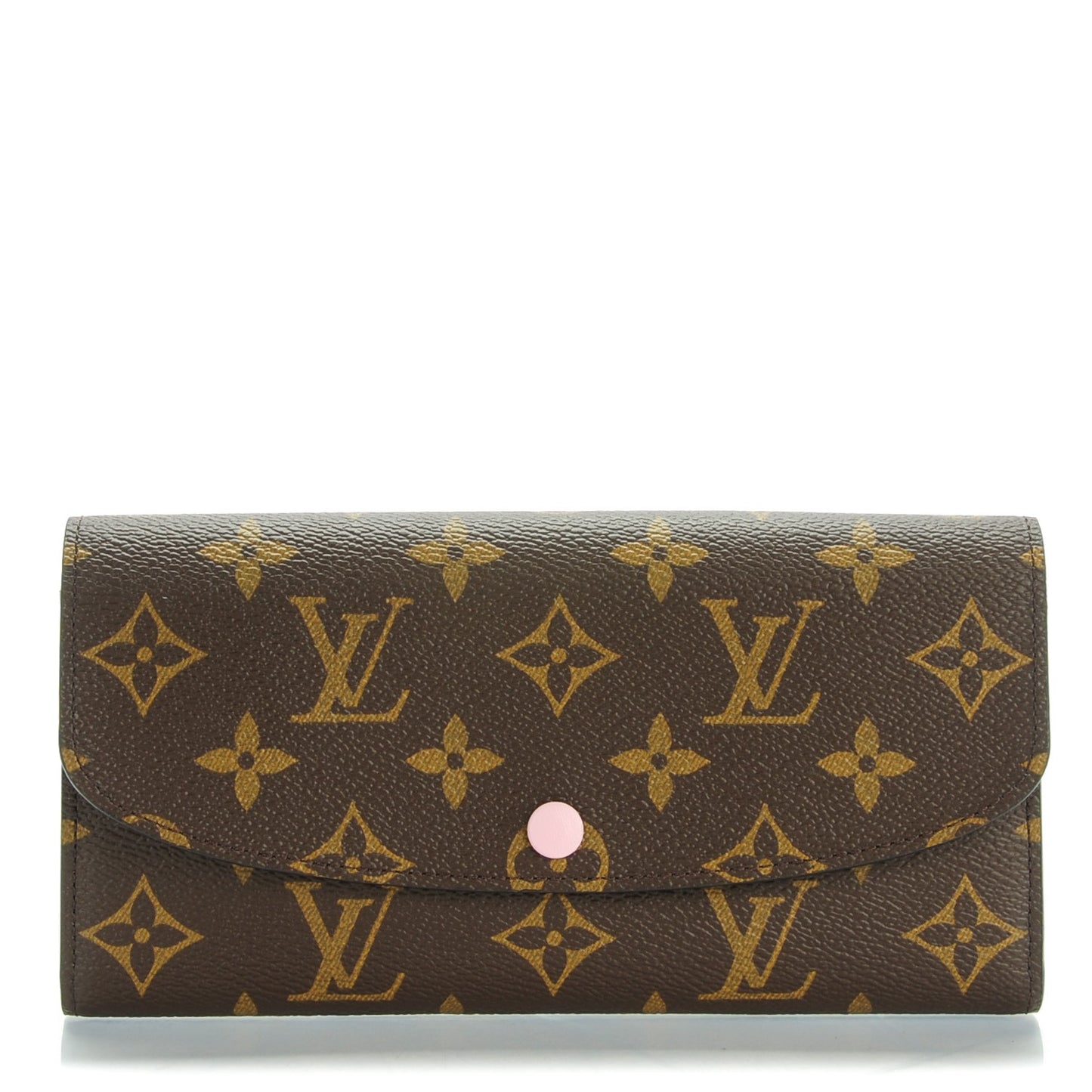 Monogram Emilie Wallet Rose Ballerine