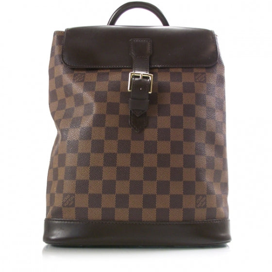 Louis Vuitton Damier Ebene Soho Backpack 1 of 9