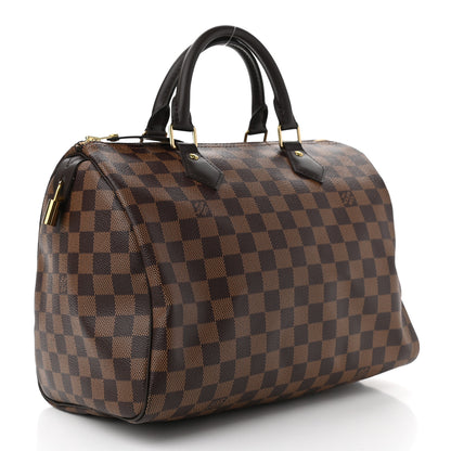 Louis Vuitton Damier Ebene Speedy 30 3 of 10