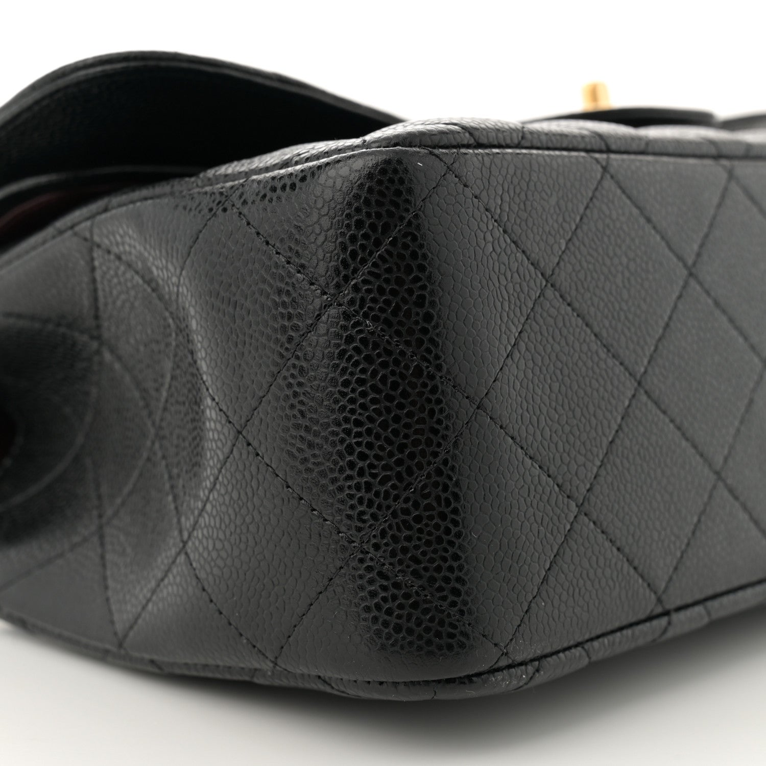 Chanel Caviar Quilted Jumbo Double Flap Black 9 of 10