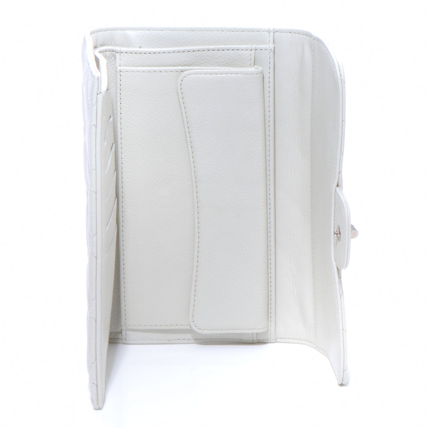 Caviar Reissue Classic Wallet White