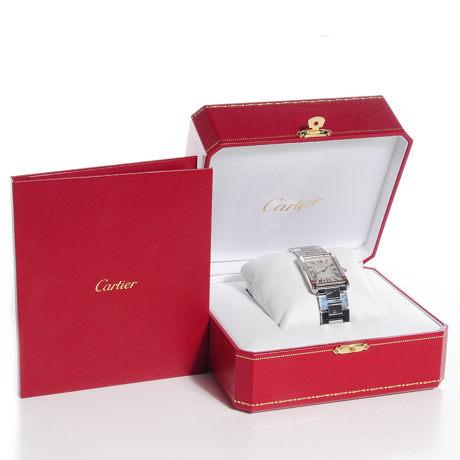 Cartier Stainless Steel 24mm Tank Solo Quartz Watch 6 of 6