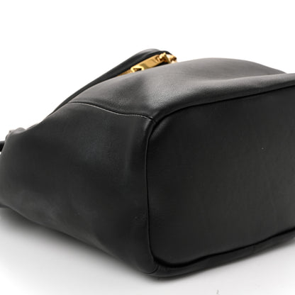 Bottega Veneta Calfskin Small Beak Tote Black 9 of 10