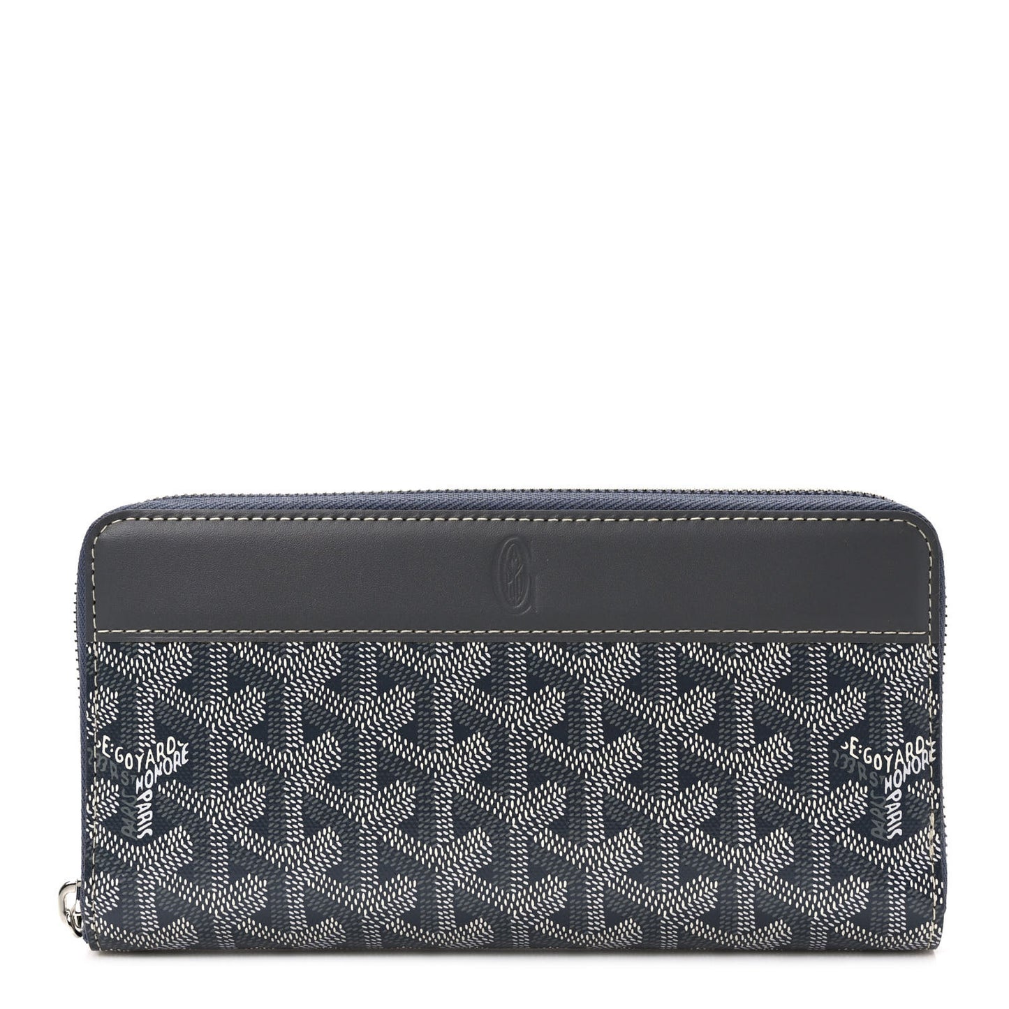 Goyardine Matignon Zip Around GM Wallet Grey