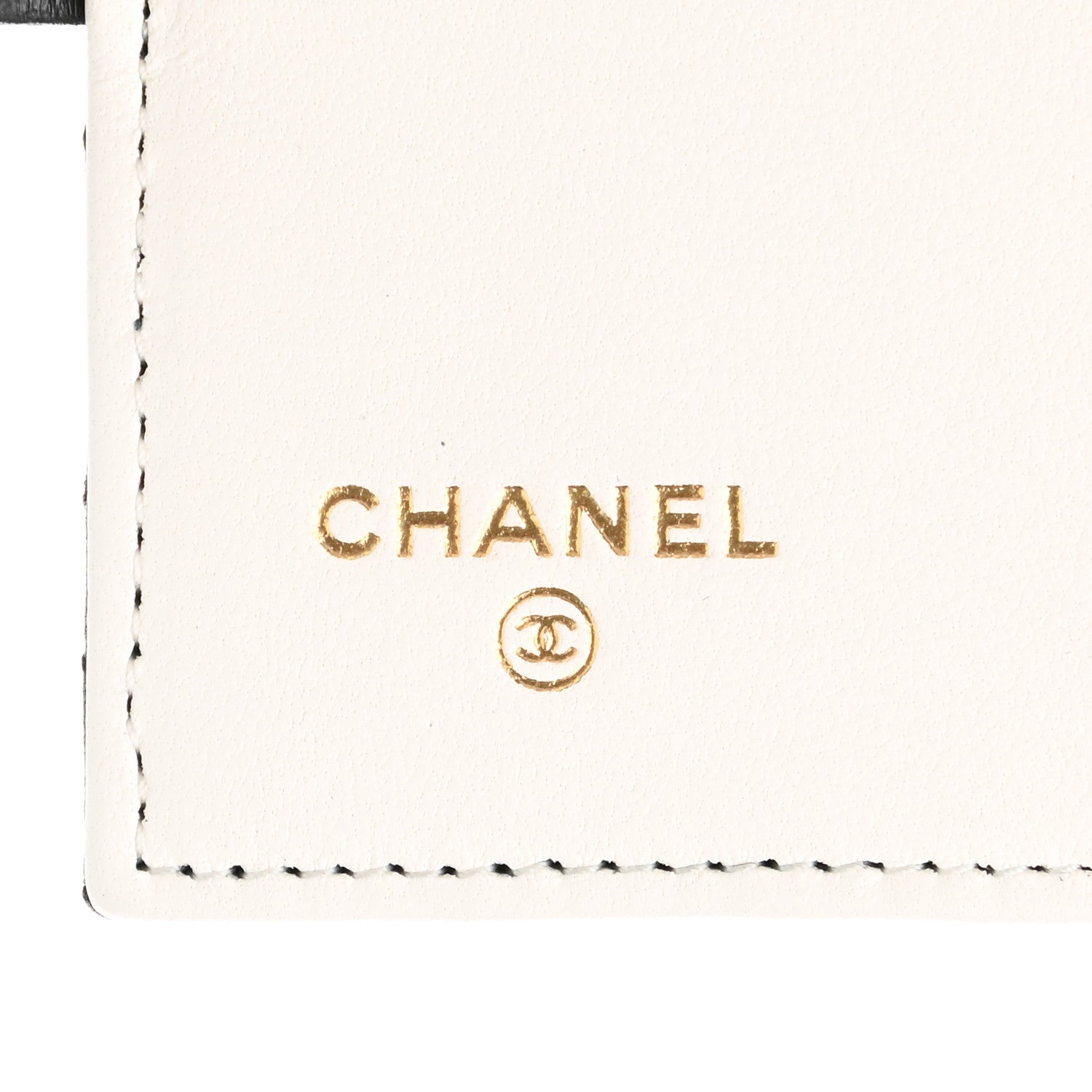 Chanel Lambskin Quilted Book Card Holder on Chain Black 6 of 9