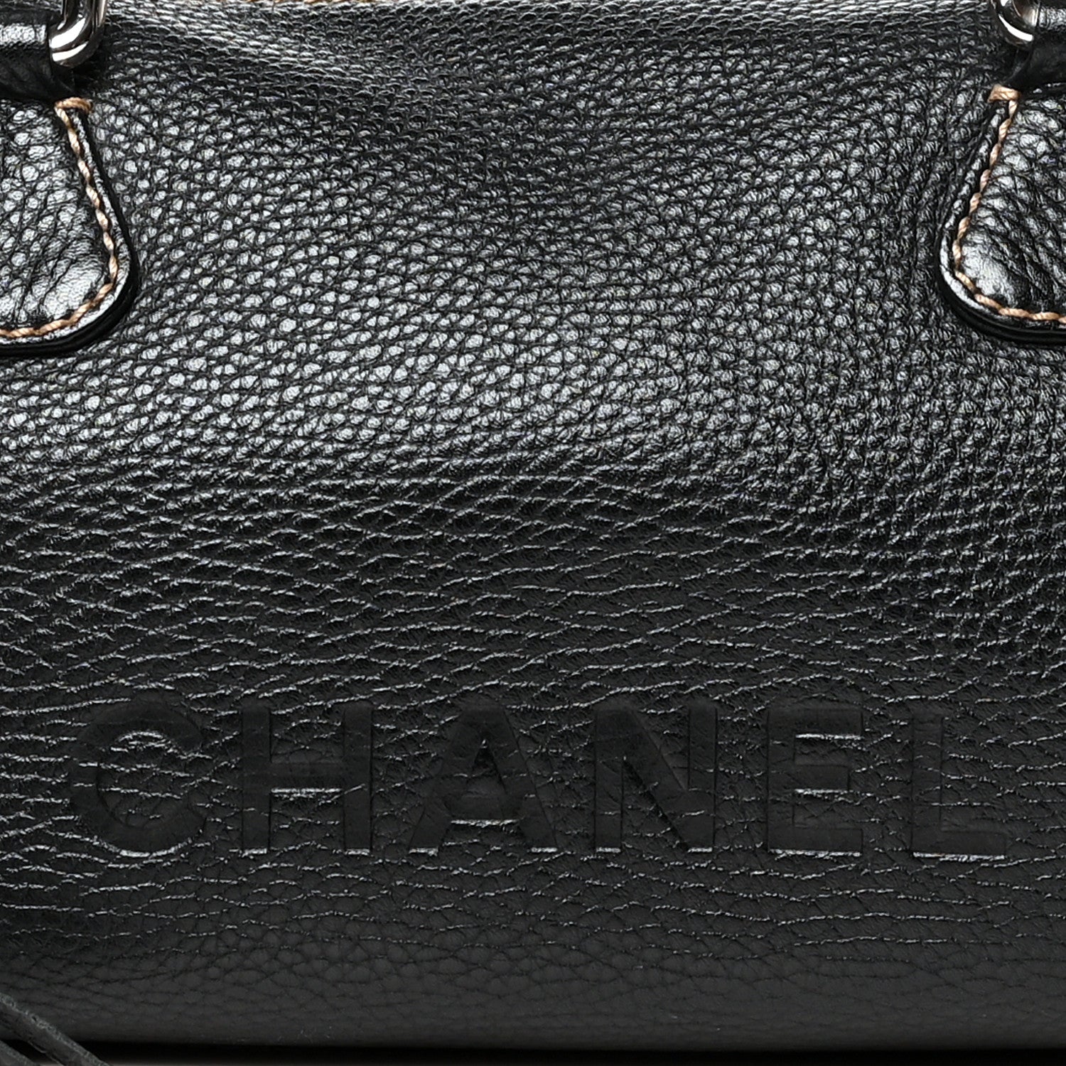 Chanel Calfskin Small Tassel Bowler Black 7 of 12