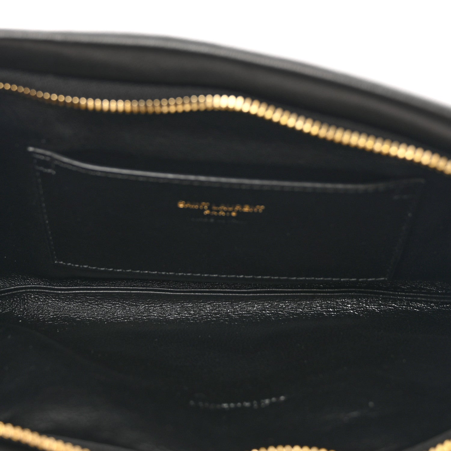 Saint Laurent Lambskin Long Calypso Pouch Black 5 of 7