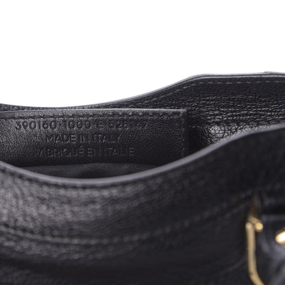Balenciaga Chevre Gold Metallic Edge Hardware Mini City Black 9 of 9