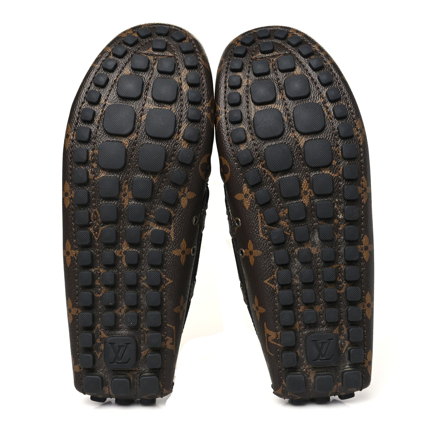 Monogram Mens Arizona Car Shoe Moccasin Loafers 7.5