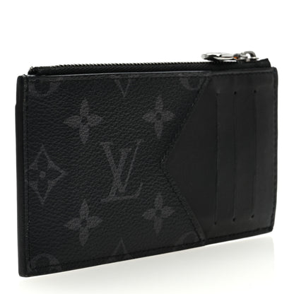 Louis Vuitton Monogram Eclipse Calfskin Trunk Coin Card Holder 3 of 7