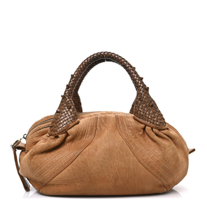 Fendi Nappa Nuvolata Spy Bowler Naturale Oro 1 of 12