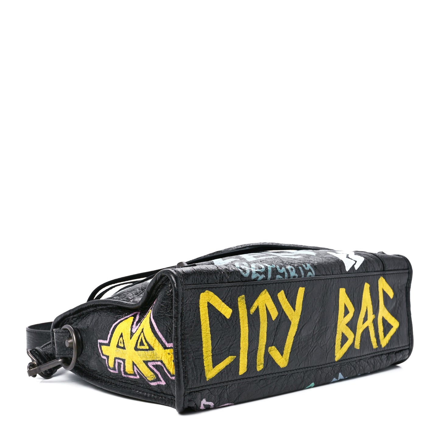 Agneau Graffiti All Over Classic Hardware S City Black Multicolor
