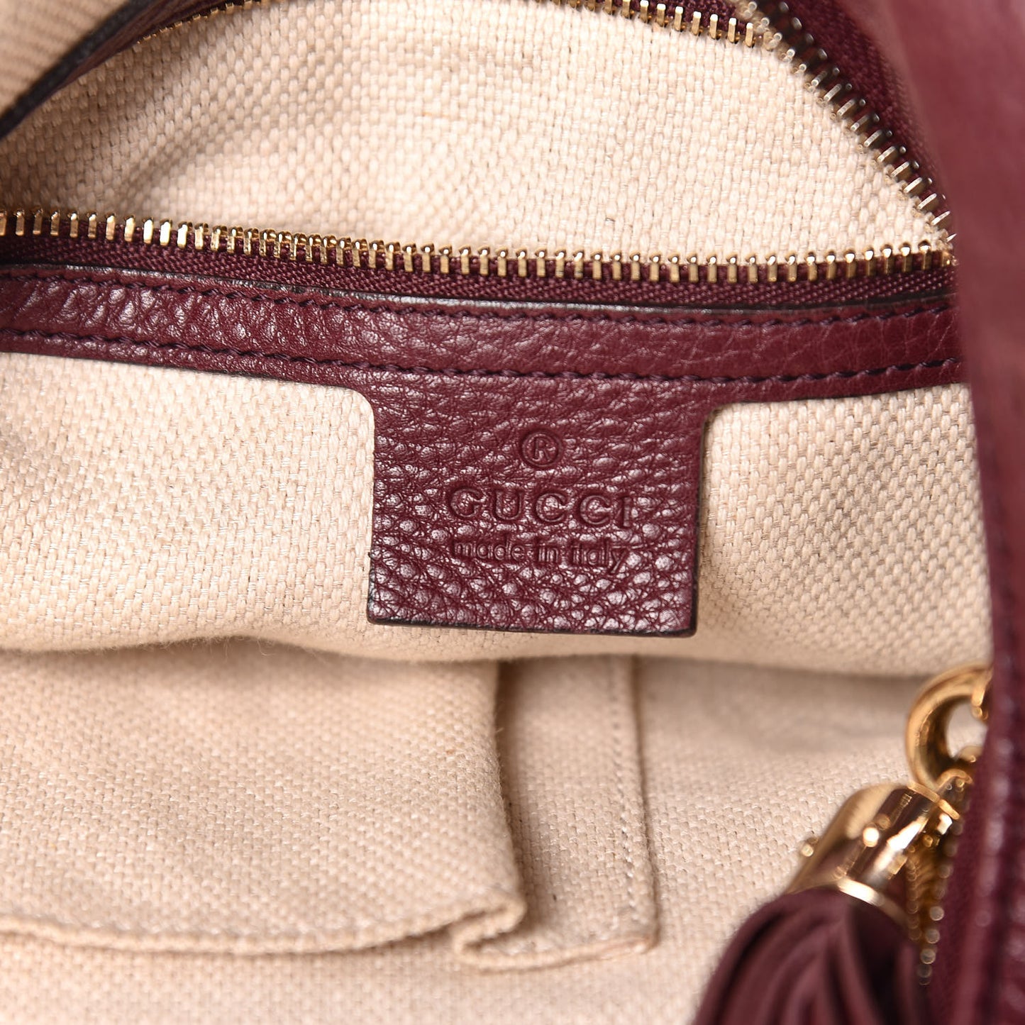 Cellarius Calfskin Large Soho Hobo Scarlatto