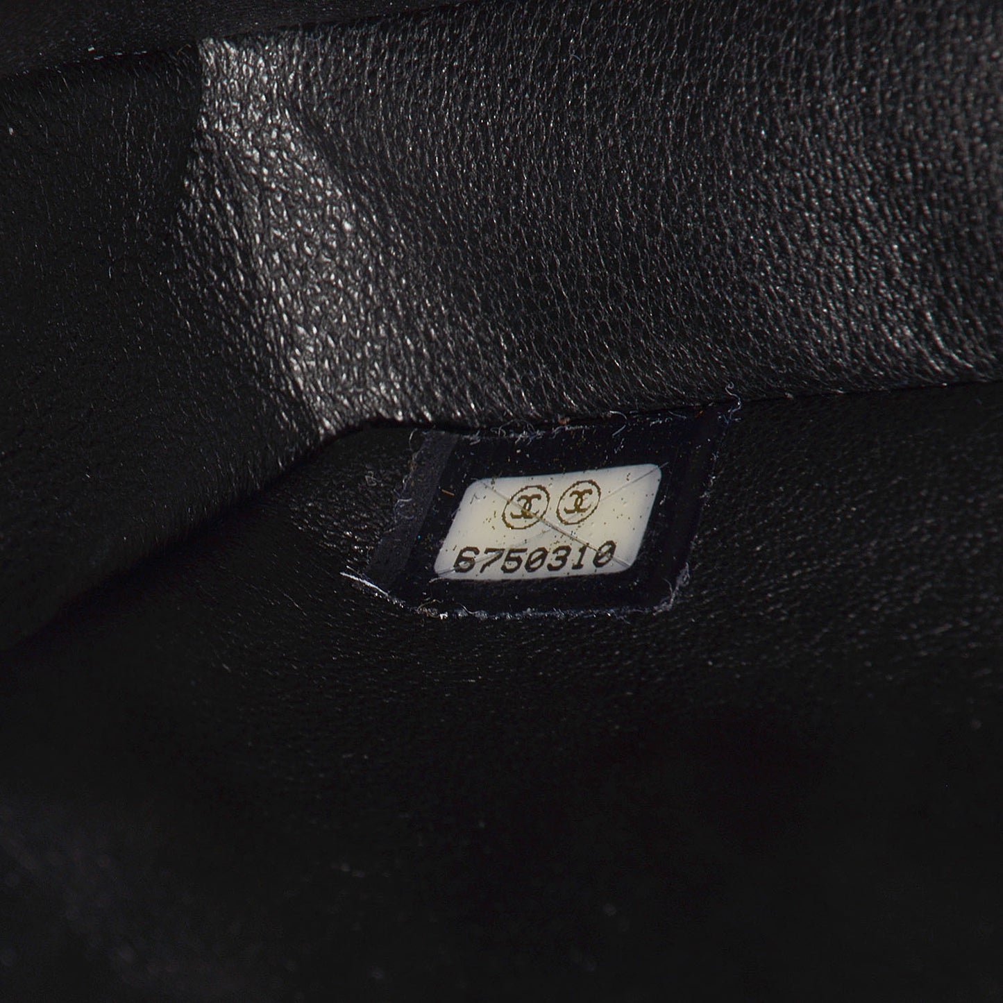 Lambskin East West Chocolate Bar Flap Black