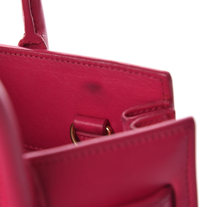 Saint Laurent Calfskin Nano Sac De Jour Bubblegum 8 of 11