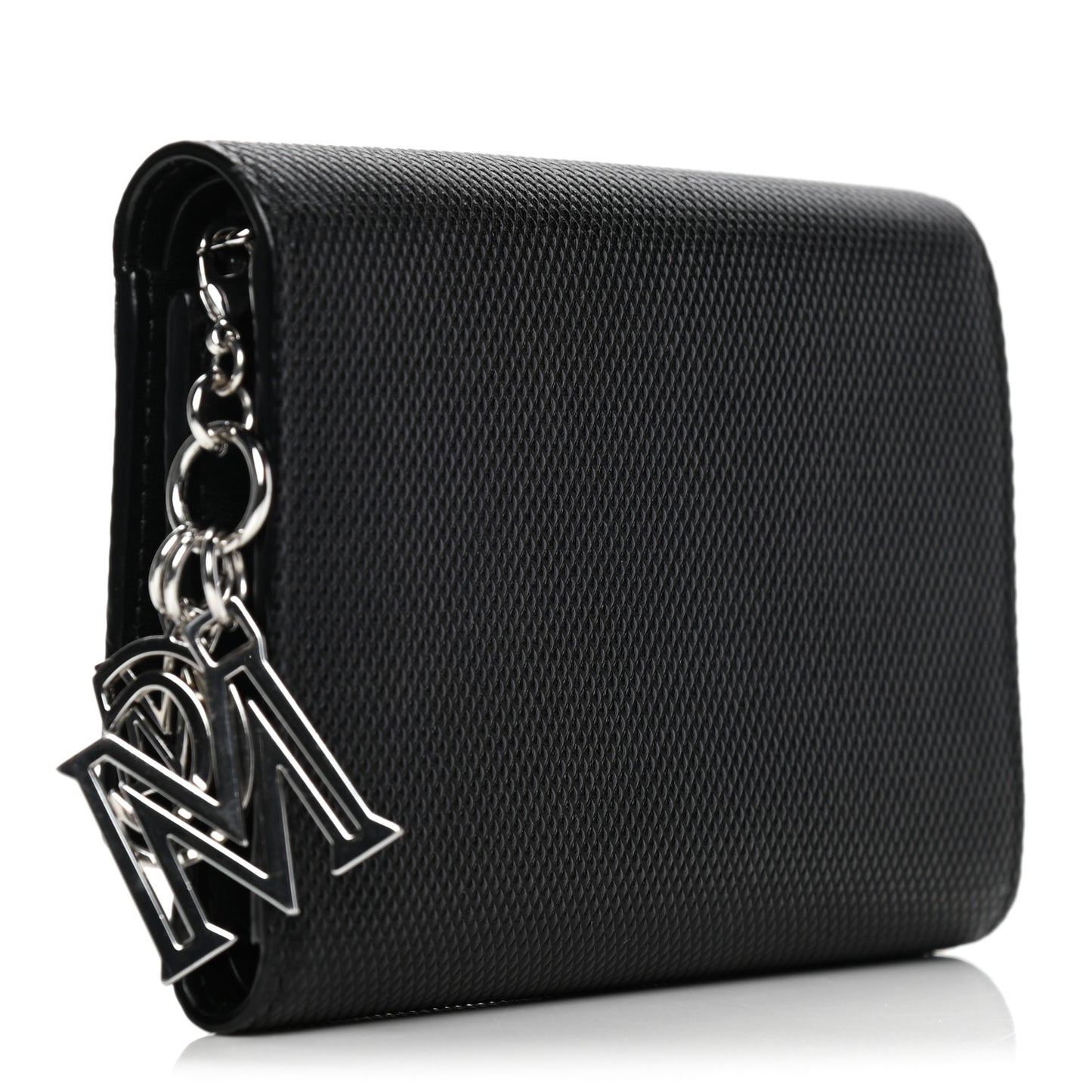 Saffiano Tri-Fold Wallet Black