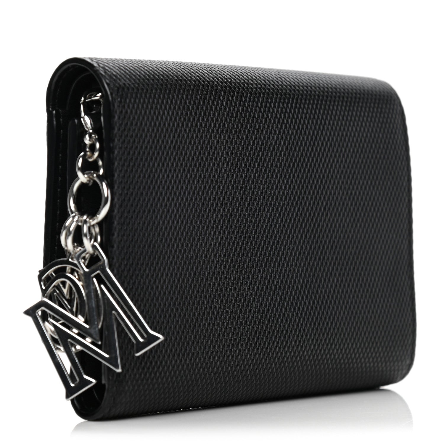 MCM Saffiano Tri-Fold Wallet Black 3 of 7