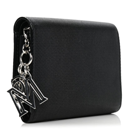 MCM Saffiano Tri-Fold Wallet Black 3 of 7