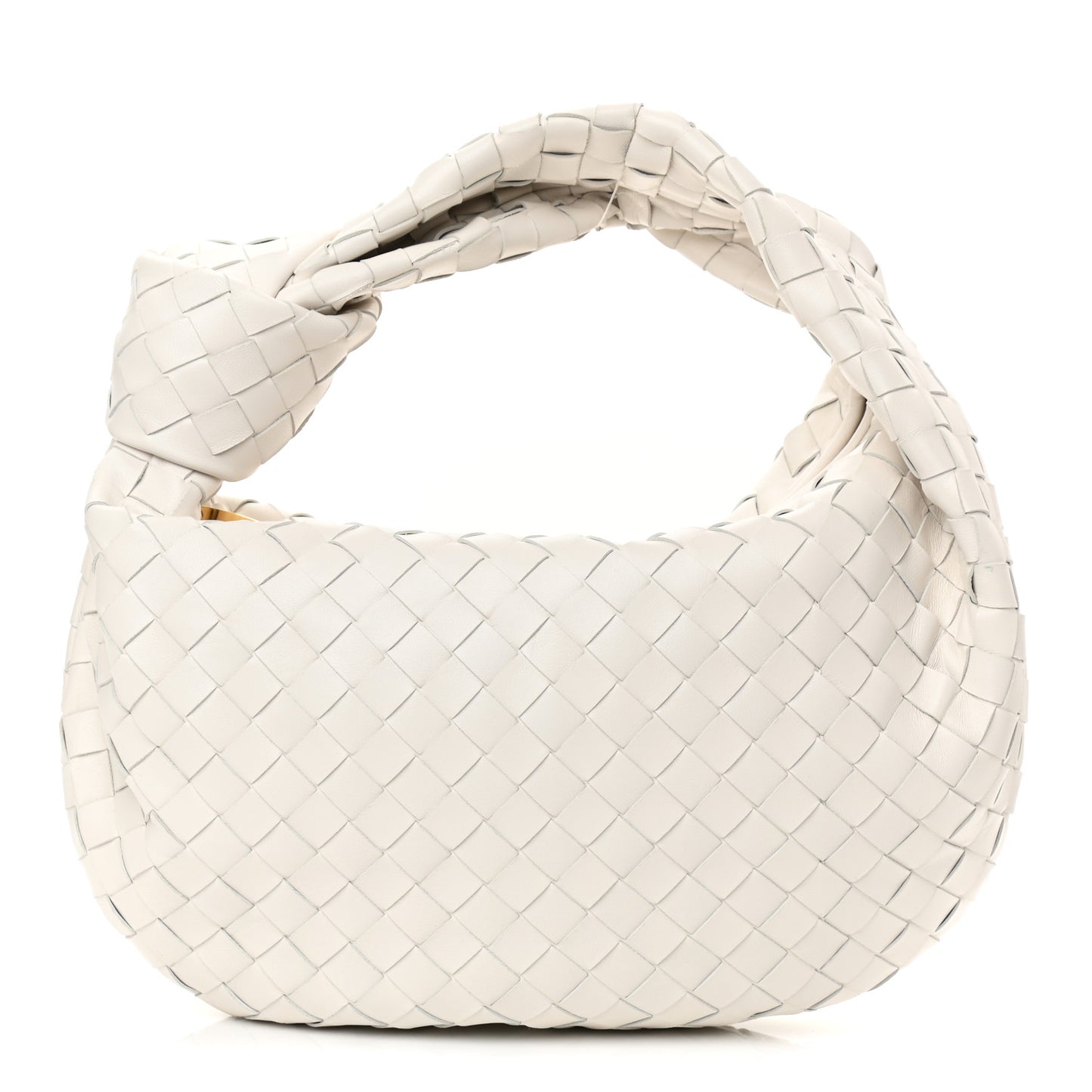 Nappa Intrecciato Teen Jodie Hobo White