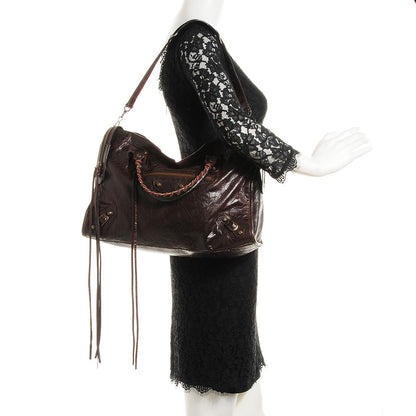 Balenciaga Chevre Classic Hardware City Chocolate 2 of 15