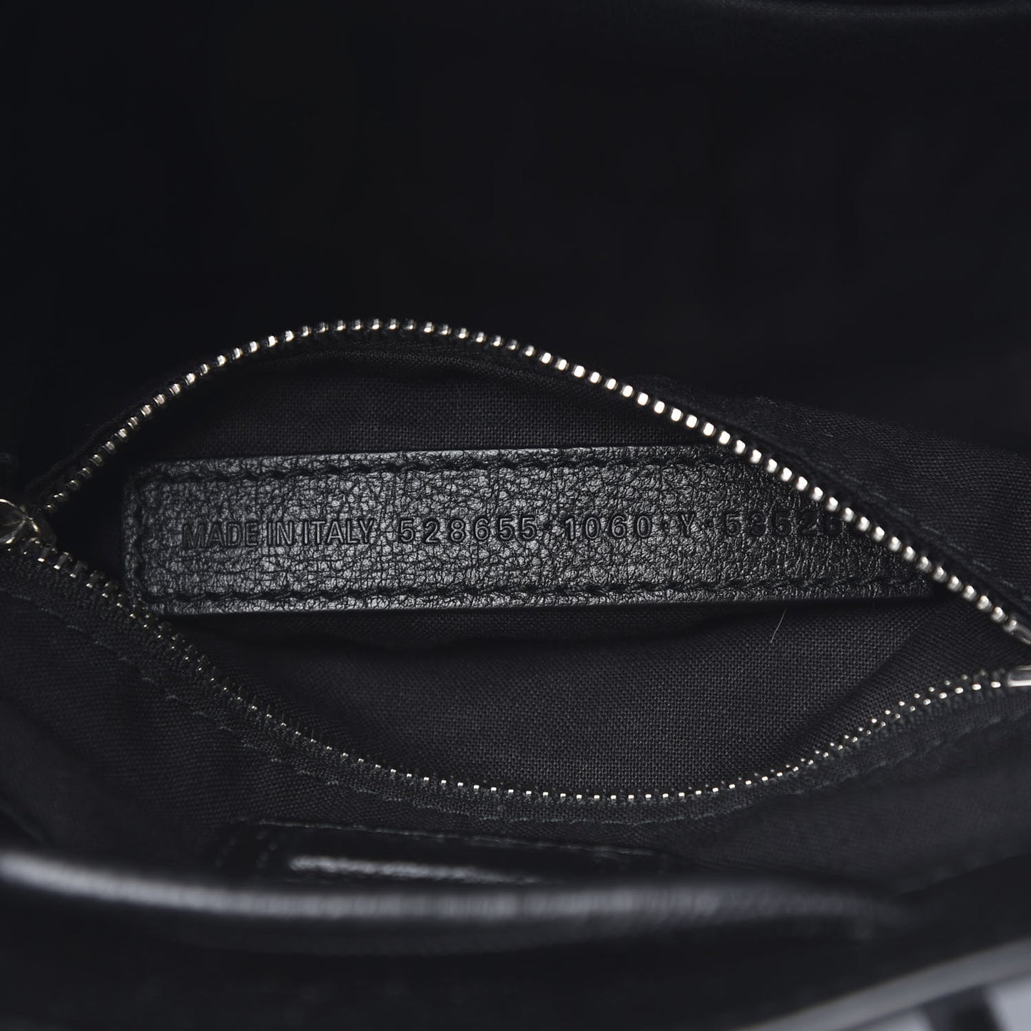 Calfskin Logo XXS Shopping Tote Black