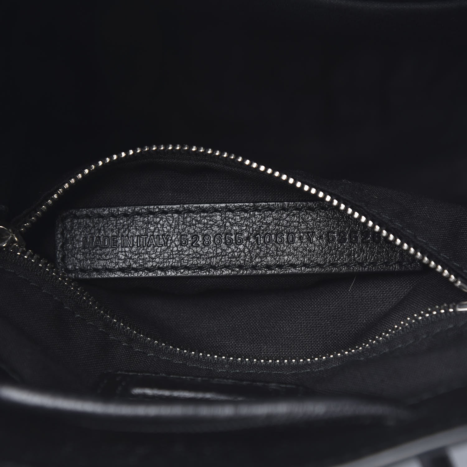 Balenciaga Calfskin Logo XXS Shopping Tote Black 7 of 10