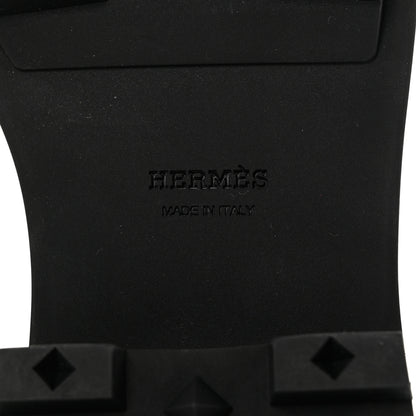 Hermes Glossed Calfskin First Oxford 36 Black 8 of 9