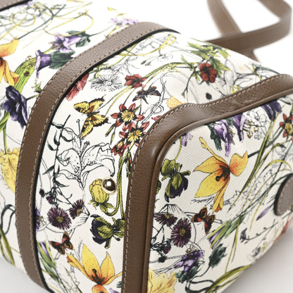 Gucci Canvas Flora Infinity Medium Joy Boston White Multicolor Acero 12 of 12