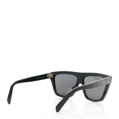Celine Acetate Square Sunglasses CL40256I Black 4 of 9