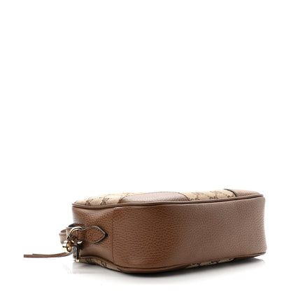 Gucci Monogram Mini Bree Messenger Bag Beige Tabacco 4 of 10