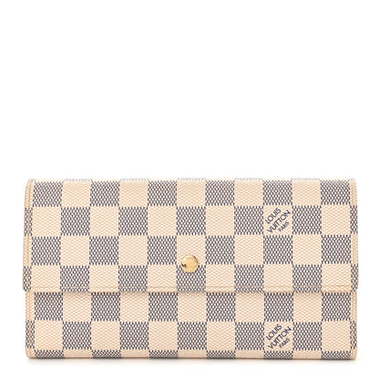 Louis Vuitton LOUIS VUITTON Damier Azur Porte Tresor International Wallet 1 of 13