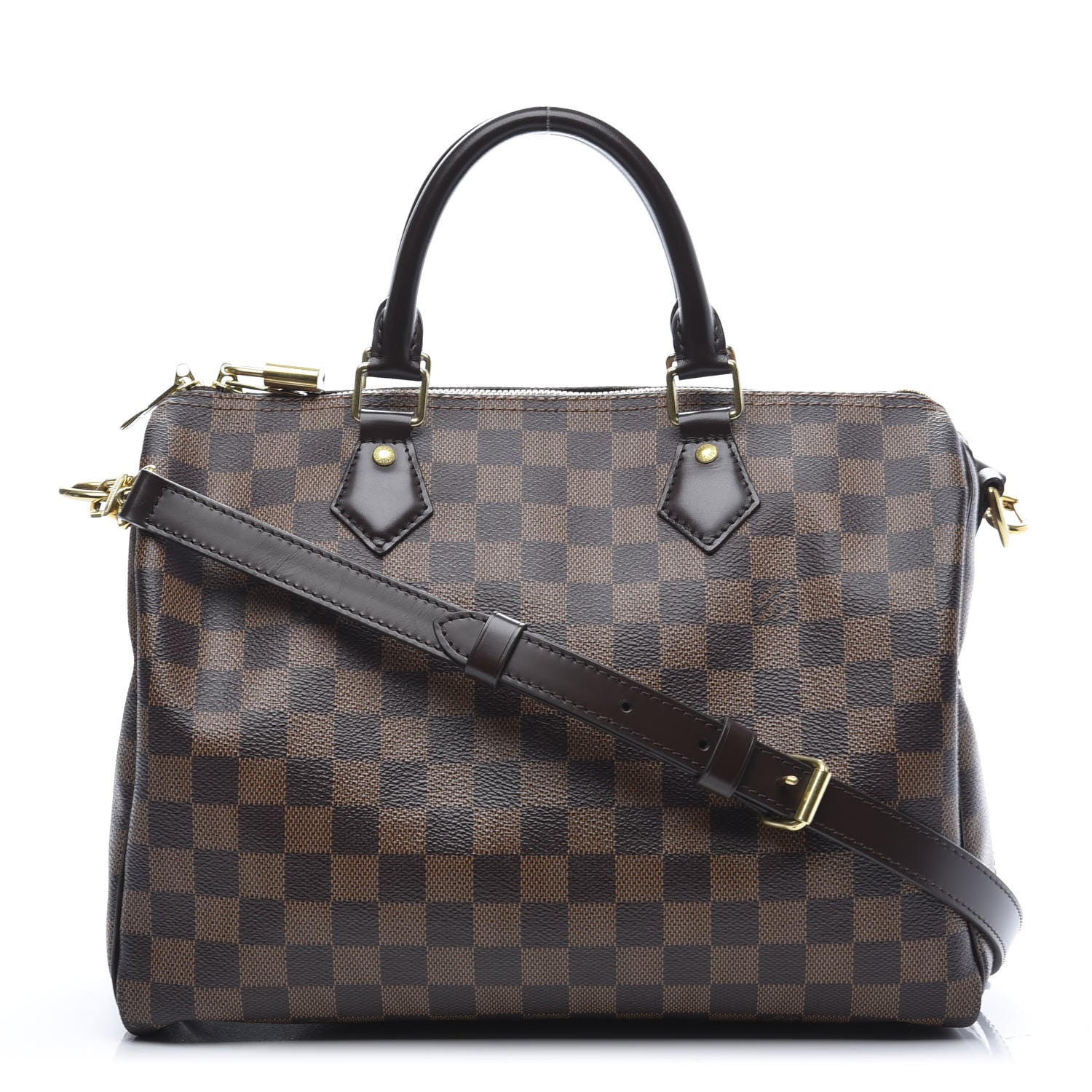 Louis Vuitton Damier Ebene Speedy Bandouliere 30 1 of 12