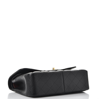 Chanel Caviar Quilted Jumbo Double Flap Black 5 of 10