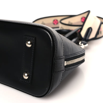 Louis Vuitton Epi Jacquard Alma BB Black 8 of 8