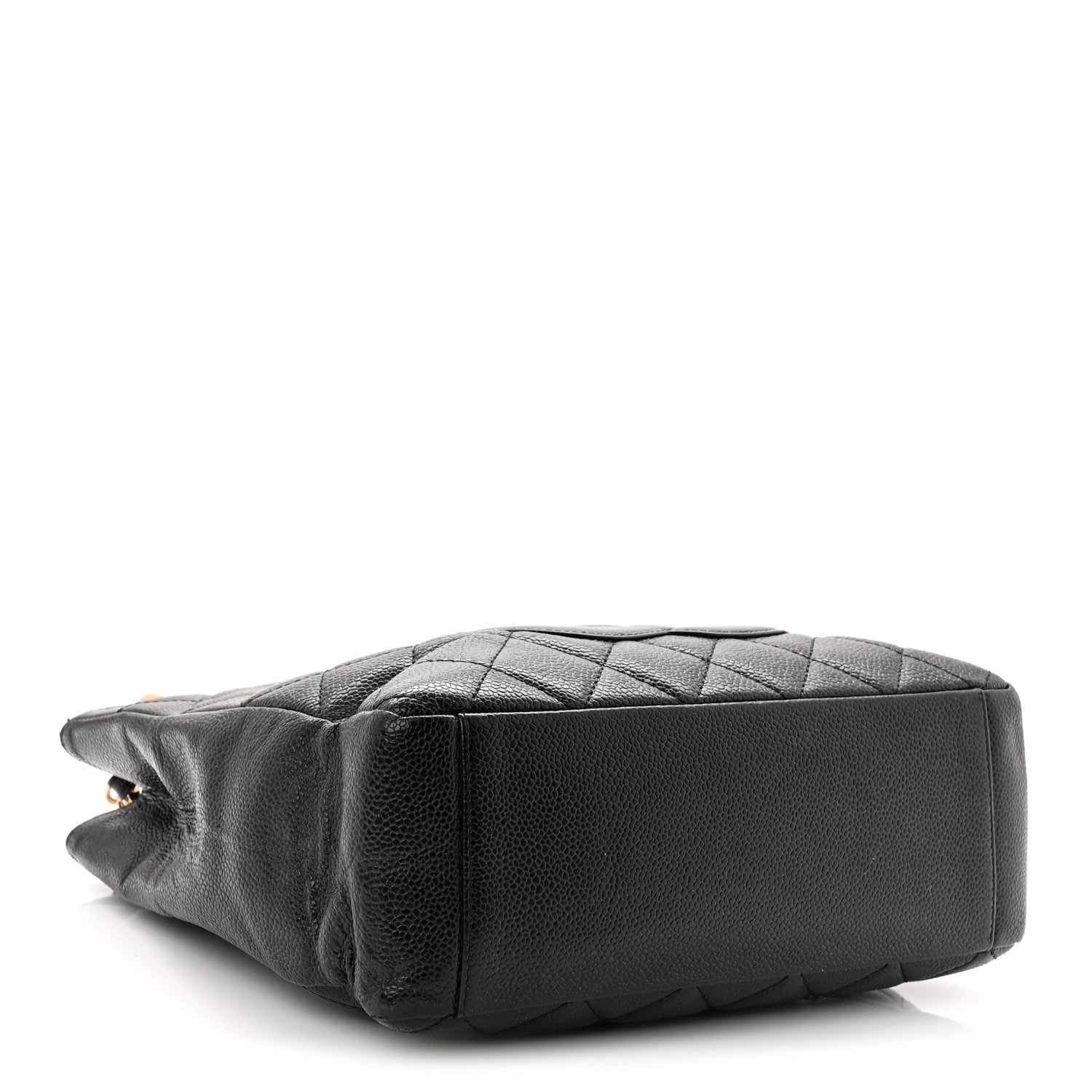 Chanel Caviar Quilted Petit Shopping Tote PST Black 4 of 10
