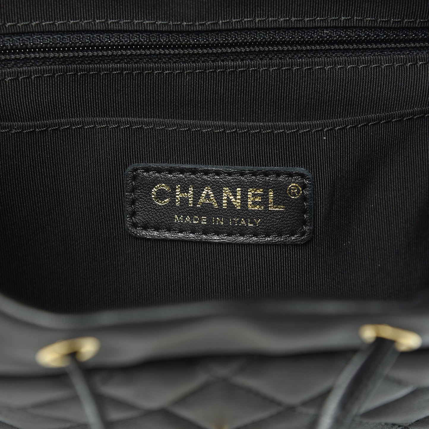 Lambskin Quilted Small Urban Spirit Backpack Black