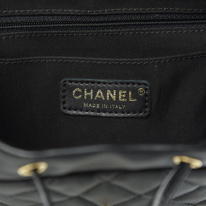 Chanel Lambskin Quilted Small Urban Spirit Backpack Black 6 of 12