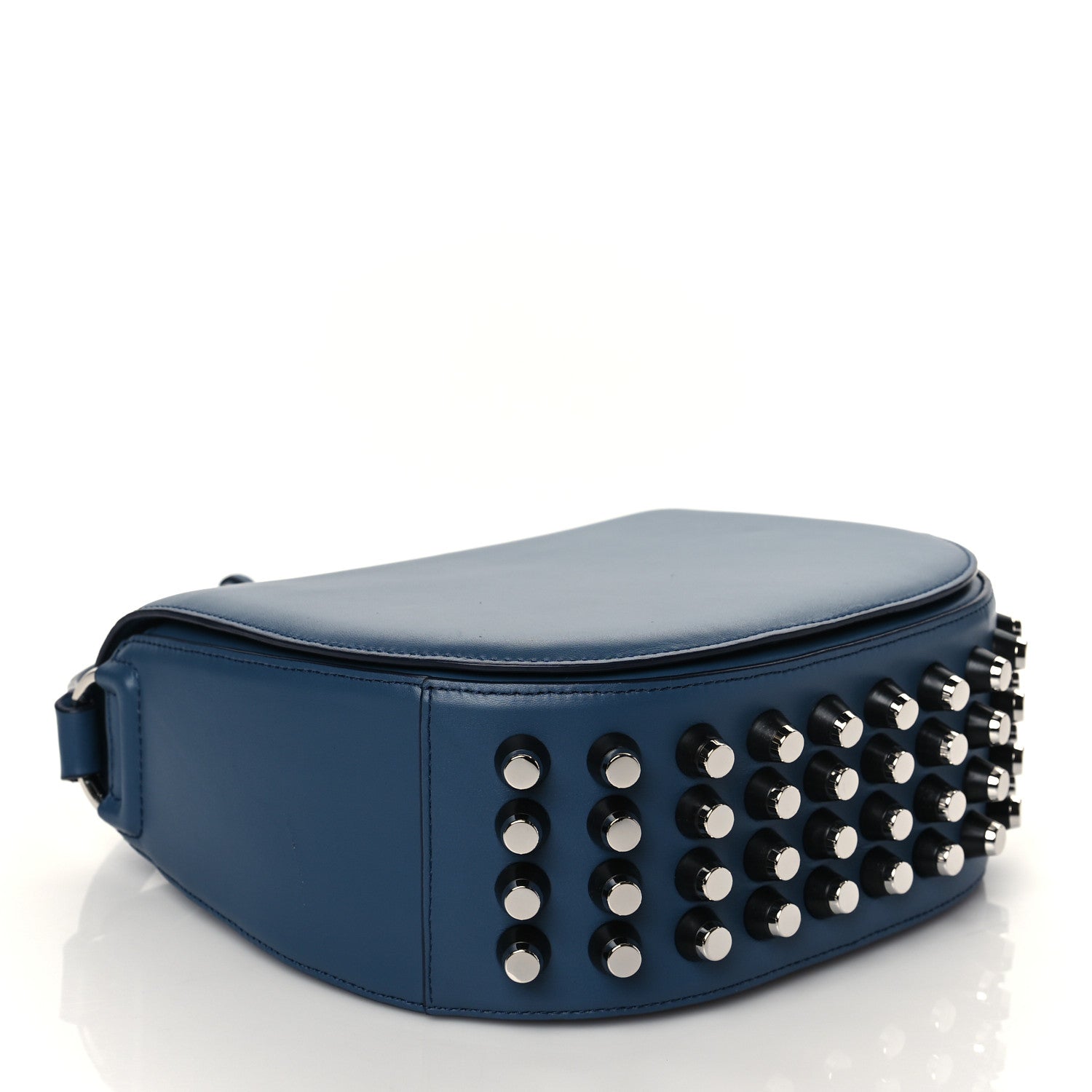 Alexander Wang Calfskin Small Lia Sling Blue Silver Hardware 4 of 9