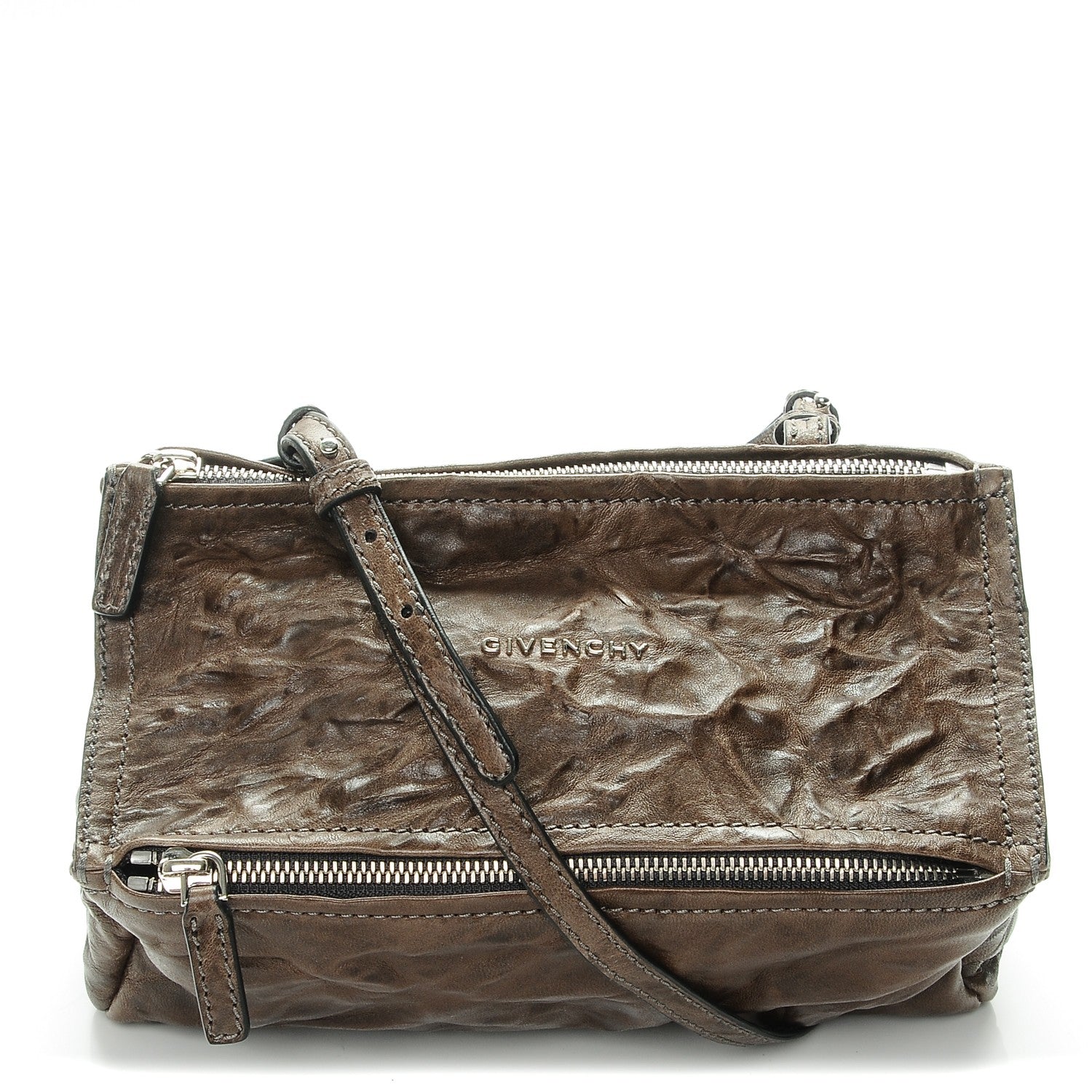 Givenchy Tumbled Sheepskin Mini Pandora Brown 1 of 7